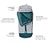 NEMO Equipment Jazz Aluminum/Wave Regular 1-Person 20F/6C Synthetic Sleeping Bag with Integrated Pad Sleeve, Blanket Fold, Pillowtop, Tapered Geometry - Unisex - Adult Campers