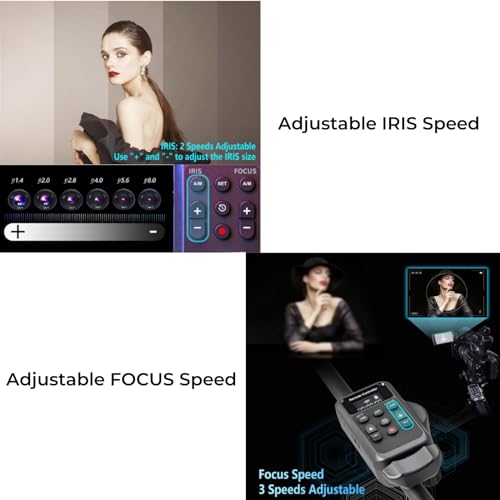 Mando inalámbrico para videocámara: controla enfoque, zoom e IRIS a distancia sin mover la cámara 5
