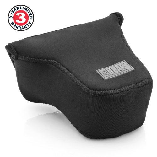 Funda para cámara pequeña USA Gear neopreno negra miniatura 7