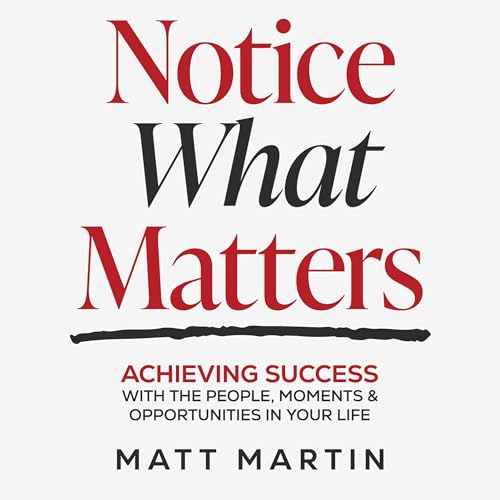 Page de couverture de Notice What Matters