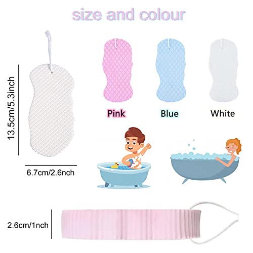 BENTFINE Spugna da Bagno 3D, 6 Pezzi Spugna Bagno