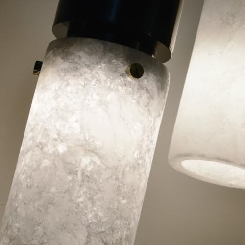 Estilo nórdico de mármol en lámpara larga para isla de cocina 2