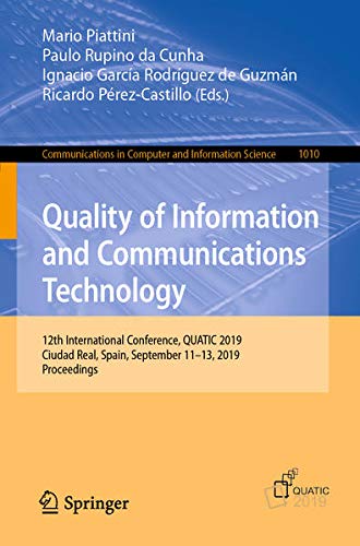 Buy Quality of Information and Communications Technology — BookShops.in
