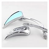 Bello: specchietto retrovisore per moto con visione completa, il trattamento superficiale conferisce un aspetto elegante e accattivante per modificare la tua moto.