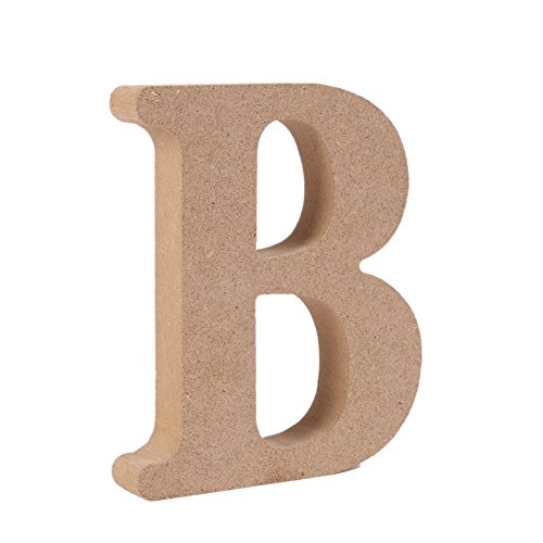 Décoratif Lettres en Bois, Freeas Couleur Originale 26 Alphabet Bois Lettres pour Déco Nom des Enfants Fête d'anniversaire de Mariage Décoration de maison...