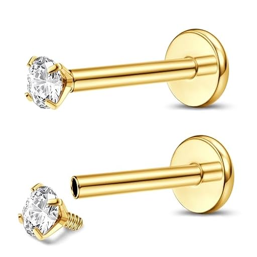 Adramata 2Pcs G23 Titanio Piercing Labret Roscado Interno Piercing Labio Monroe Medusa Piercing CZ Pendiente Piercing Pequeño Piercing Nariz Piercing Helix Piercing Tragus Oro Plata Piercing Oreja | Ya disponible en tu tienda friki favorita! En mundofriki.es! Adramata 2Pcs G23 Titanio Piercing Labret Roscado Interno Piercing Labio Monroe Medusa Piercing CZ Pendiente Piercing Pequeño Piercing Nariz Piercing Helix Piercing Tragus Oro Plata Piercing Oreja | Ya disponible en tu tienda friki favorita! En mundofriki.es!