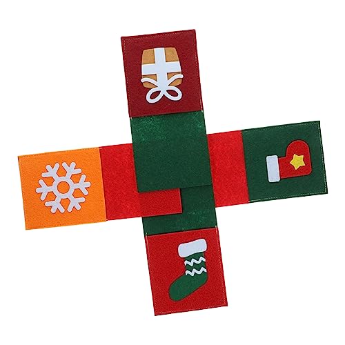 Cabilock 4 Piezas Porta Cubiertos Navideño de Fieltro Organizador de Utensilios para Decoración Fiestas de Navidad Soporte Práctico para Cucharas y Tenedores