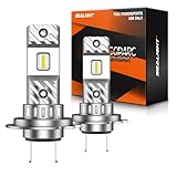 SEALIGHT S6 Series H7 Fog Light, 36000LM Output Perfect Beam Pattern, 1600FT Illumination Distance, 6500K Cool White，60000Hrs Lifespan With Cooling System, 2 Pack