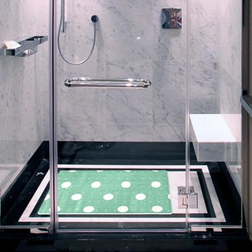 Tapete antideslizante para bañera rectangular de secado rápido gris 7