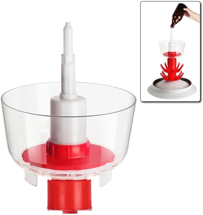 Bottle washing device for homemade beer, wine, and bottled water cleaning machines