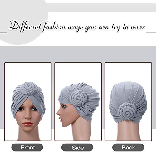 Image of SATINIOR 6 Pcs Turbans for Women