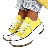 Das Paket beinhaltet: 1 Paar Damen Sneaker Plateau Canvas.
