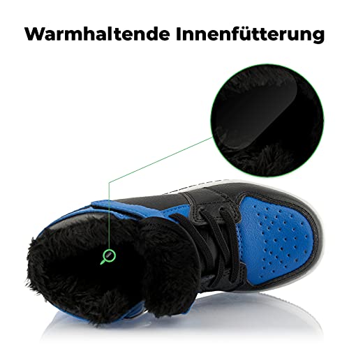 Fusskleidung® Kinder Winterschuhe warm gefütterte Turnschuhe - Image 6