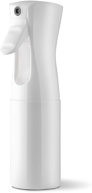 Hair Spray Misting Bottle, 200ml Refillable Fine Mist Sprayer Bottle, Ultra Fine Continuous Water Mister For Salon, Gardening, Plants & Skin Care, White