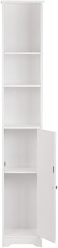 Tall Bathroom Floor Cabinet, Multifunctional Freestanding Storage Cabinet with Door, Narrow Slim Pantry Storage Cabinets for Bathroom, Living Room or Kitchen