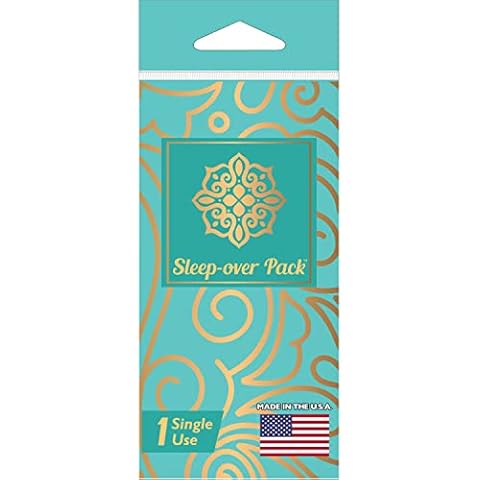 POTTY PACK Sleep-Over Pack Single Use Portable Kit with Makeup-removal Wipe, Antiperspirant Wipe, Elastic Hair Band, Skin Lotion, Lip Balm, Toothbrush & Toothpaste - 1 unit Cover