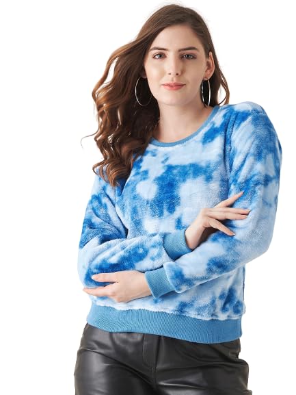 Image of Modeve Self Design Round Neck Casual Women Sweater||Winterwear||