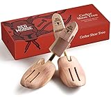 Red Moose Shoe Trees - 100% Cedar - Full Toe Smooth Wooden Shoe & Boot Trees for Men - Wood Shoe...
