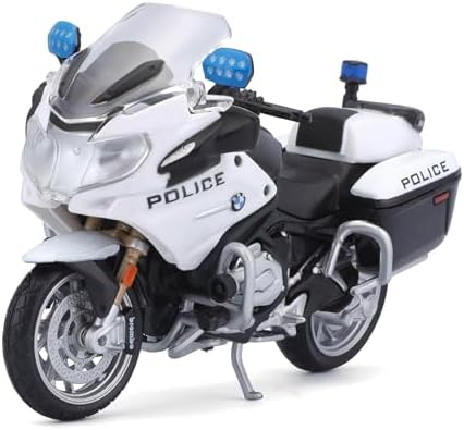 Maisto BMW R1200RT Série de motocicletas policial da polícia bran...