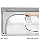 Moby-System Laufstall Baby Faltbar & Laufgitter, Aktivitätszentrum mit Rutschfester Basis - Wasserdichtes 210D PVC, Transporttasche, 200x140cm - Spielbereich für Kinder