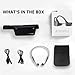 Aftershokz Aeropex (Rebranded as Shokz OpenRun) - Open-Ear Bluetooth Bone Conduction Sport Headphones - Sweat Resistant Wireless Earphones for Workouts and Running - Built-in Mic - with Sport Belt