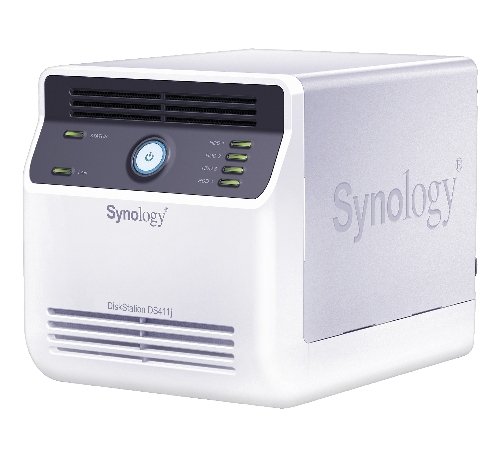 Synology DiskStation 4-Bay 4 TB (4 x 1 TB) Network Attached Storage DS411J 4100 (White)