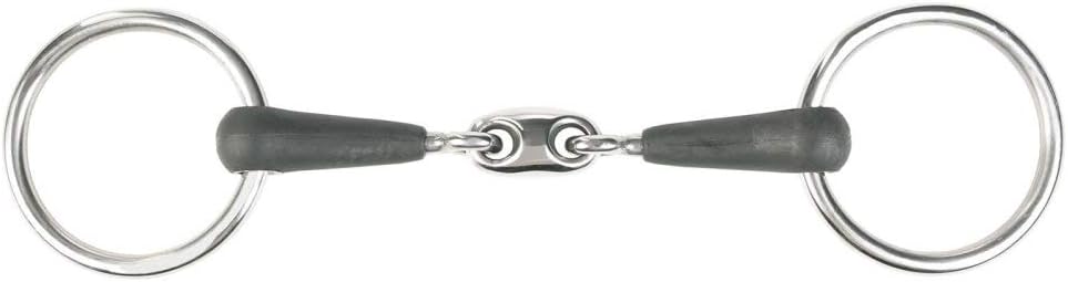 HORZE Oval Link Loose Ring Snaffle Bit