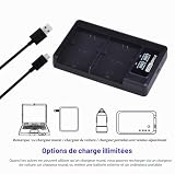 PowerTrust 2 Batteries EN-EL14 EN-EL14A 1500 mAh et Double Chargeur LED pour Nikon D3100, D3200, D3300, D3400, D3500, D5100, D5200, D5300, D5500, Coolpix P7000, P7100, P7700, P7800 - 4