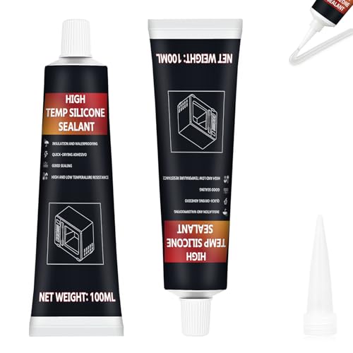INNOVAYOU 200ml Clear Oven Heat Resistant Glue, 570°F Heat Resistant, High Temperature Adhesive for
