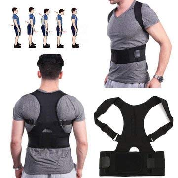Generic Fully Adjustable Hunchbacked Posture Corrector Back Magnets Support Brace Shoulder Band Belt (XL) (B07F36BCRZ) Amazon Price History, Amazon Price Tracker