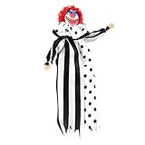 Décoration de fête d'halloween : cette décoration de clown suspendue est appropriée comme pour , amis, collègues et autres , ornement de clown