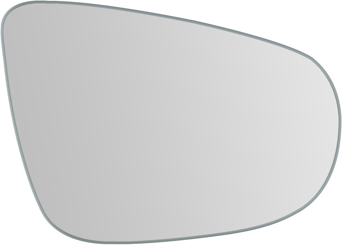 Passenger Side Mirror Replacement for Volkswagen VW MK6 Golf GTI 2010-2014, Power Heated Right Exterior Side View Mirrors Glass, with Backing Plate and Rear Holder