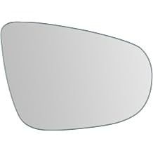 Passenger Side Mirror Replacement for Volkswagen VW MK6 Golf GTI 2010-2014, Power Heated Right Exterior Side View Mirrors Glass, with Backing Plate and Rear Holder