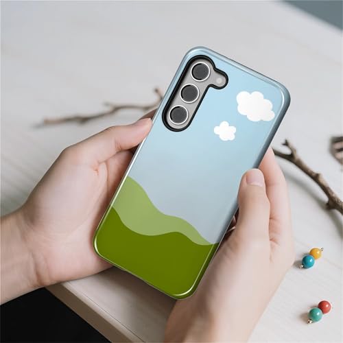 Coque compatible Samsung S23 protection robuste rigide verte - 6