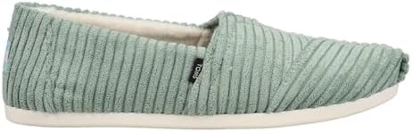 TOMS Women's Alpargata Recycled Cotton Canvas” Loafer Flat, Dark Ivy, 9.5 | Image 2