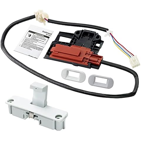 Upgraded W10404050 W10238287 Washer Lid Lock Latch Switch Assembly W10240513 Lid Strike by Blutoget - Fit for Whirlpool Ken-more Amana Crosley Washing Machine Replace AP5263307 W10744659 PS349762 Cover