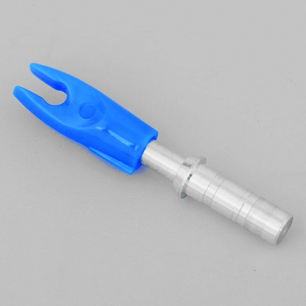 CLUB BOLLYWOOD®12 Pieces Plastic Archery Precision Nocks for ID 4.2mm Arrow Shaft Universal Blue|Sporting Goods | Outdoor Sports | Archery |12 Pieces Arrow Nocks