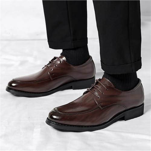 Classic Business Formal Wingtip Oxford Shoes for Men Leather Brogue Shoes Office Wedding and Outings3