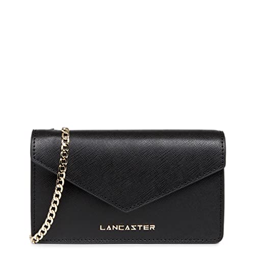LANCASTER Petit sac trotteur - Saffiano Signature Noir