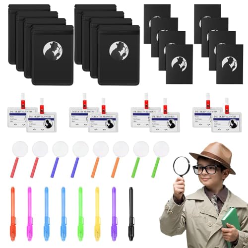 OSDUE Detektiv Set Kinder, 56 Stück Detektiv...