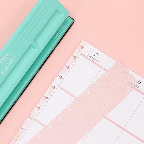 Craftelier 11-Hole Punch for XL Disc Planners, Diaries or Special Notebooks for Scrapbooking and Crafts, Capacity: 3 Sheets of Paper of 90 g/m²