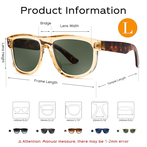 FEISEDY Square Sunglasses for Women Men Unisex Curved Style Shades Designer Sun Glasses B0214 5
