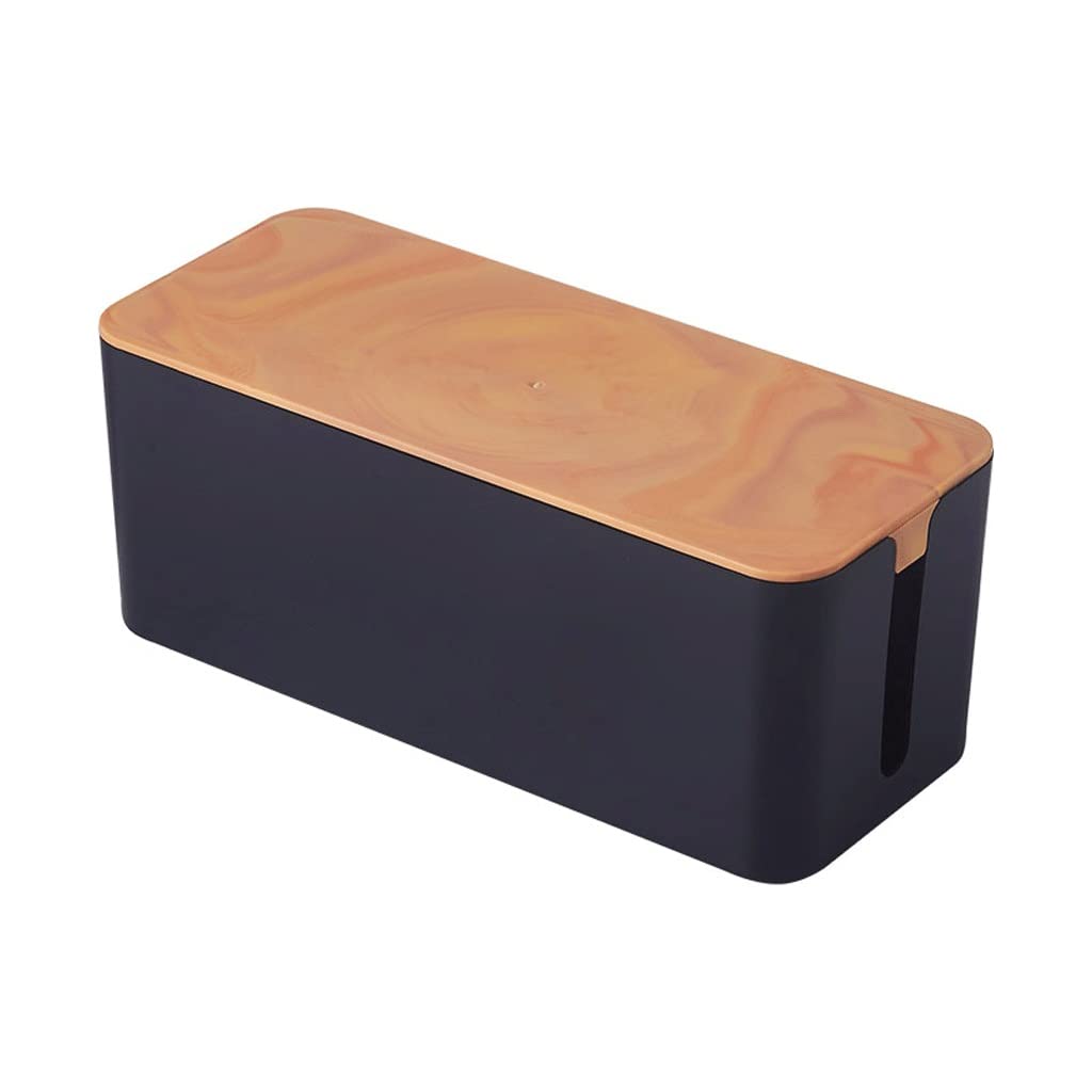 Boîte de rangement en plastique pour câbles électriques et multiprises de bureau - 6