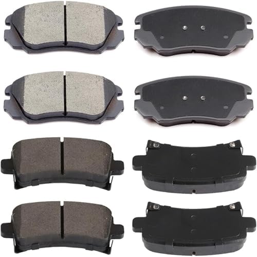 Ceramic Brake Pads 8-Piece Set For Ford Fusion 2013-2019 & Lincoln MKZ 2013-2020 - Front & Rear Set Ford Fusion Brake Pads - Foto 6