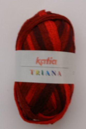Katia Triana Reds 44 Ruffling Scarf Yarn