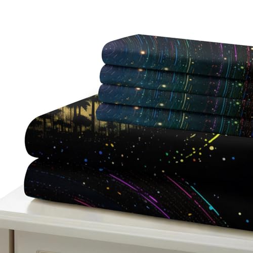 Housse de couette 3D hypoallergénique pour lit double ado avec zip