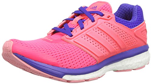 Adidas Femme Supernova Glide Boost 7 Chaussures de Running, Rouge (Boo Flared/fla), 36 2/3 EU