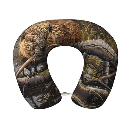 Almohada de espuma viscoelástica talla única negra miniatura 1