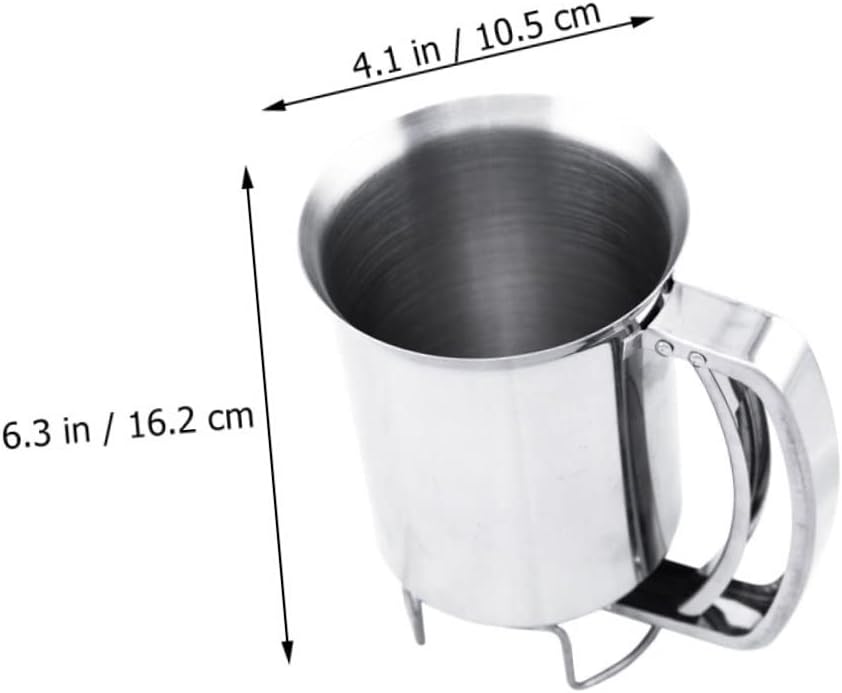Batter Dispenser Separator Food Grade Stainless Steel for Flour Shaker Cookware Home Kitchen Tool