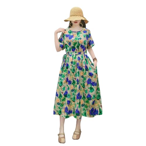 Robe d'été ample femme fluide pour dissimuler les formes avec style